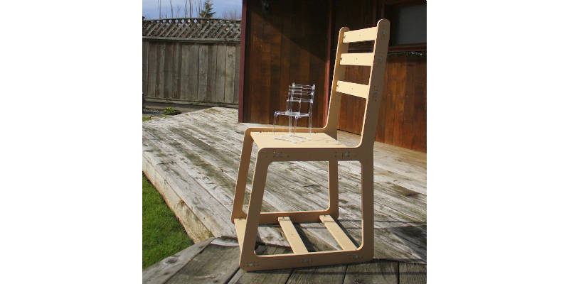 CNC Furniture Wood Chair