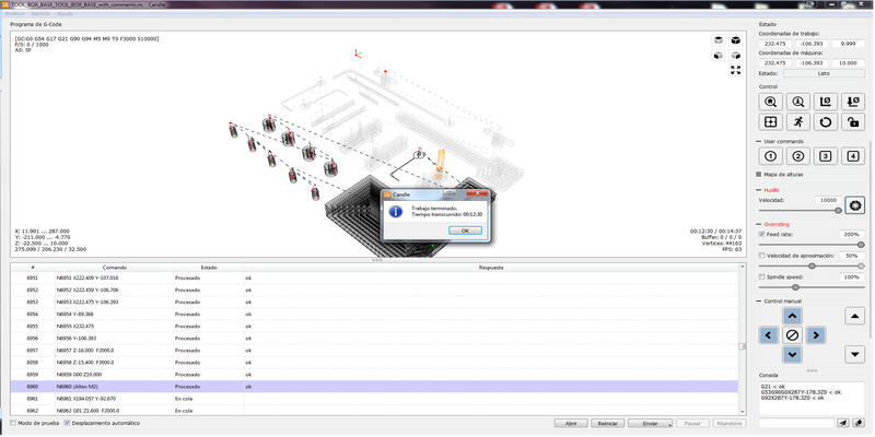 Candle CNC control software screenshot
