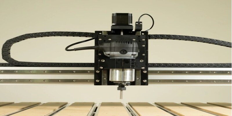 A close up image of the Shapeoko Pro router