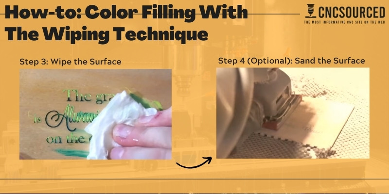 The Wiping Technique step 3 and 4