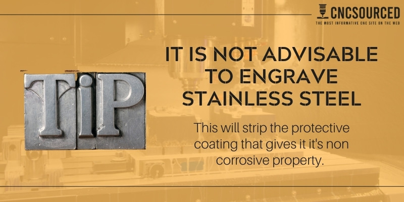 tip for stainless steel engraving