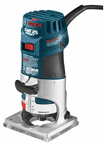 BOSCH PR20EVS Router Tool, Colt 1-Horsepower 5.6 Amp Electronic Variable-Speed Palm Router