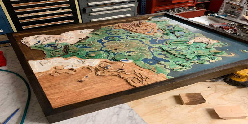 CNC Projects that Sell Map Hyrule