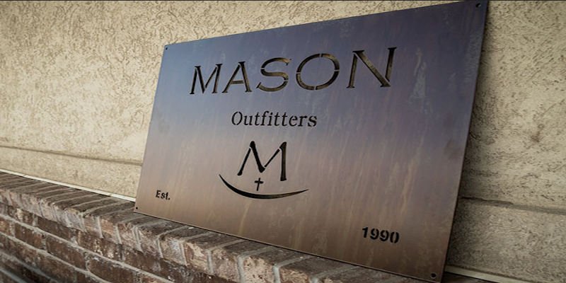 Laser engraved sign