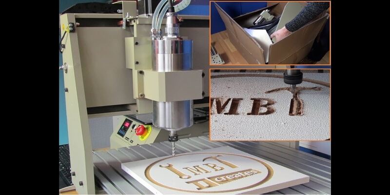 Carving a sign using a 6040 CNC router
