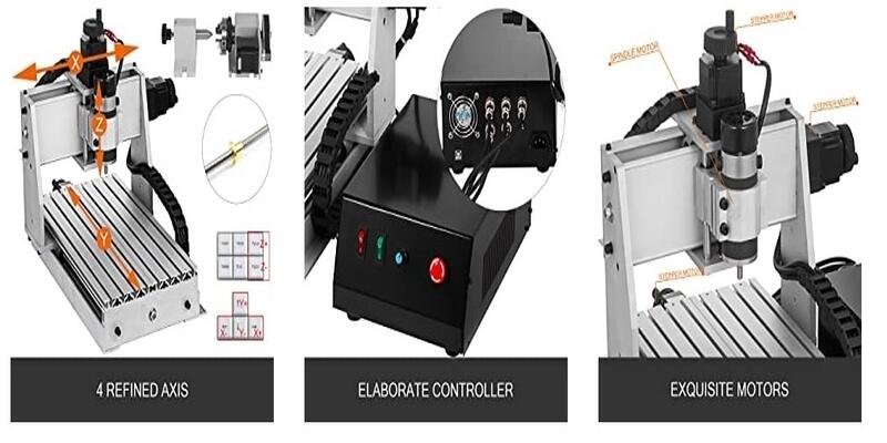 different features on the vevor 6040
