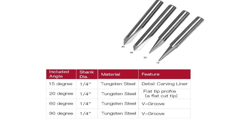 Silivin engraving bits