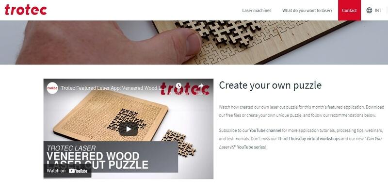 Trotec laser engraver files