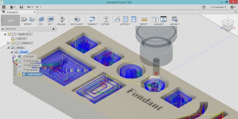 fusion 360 cnc design software