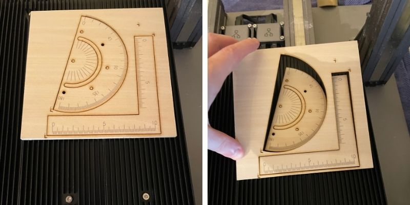 laser cutting wood Snapmaker 1.0 10W Laser Head