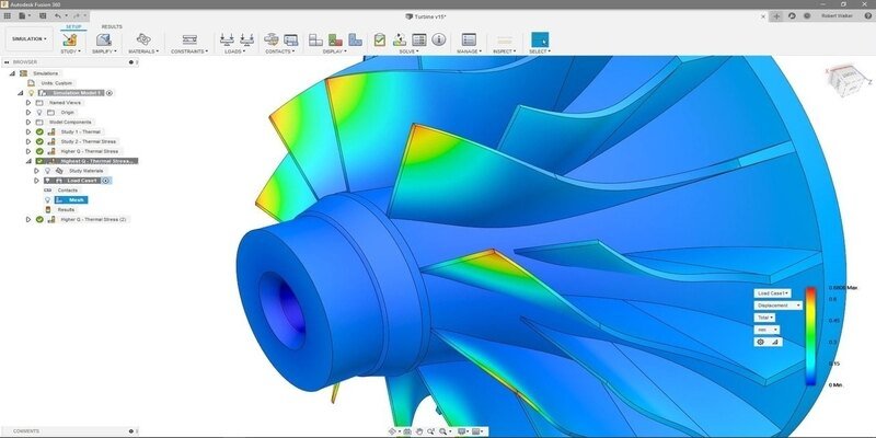 Fusion 360 screenshot of the user interface