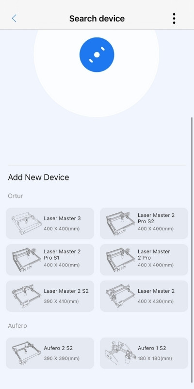 Connecting to your laser via the Laser Explorer app