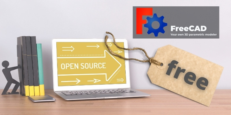 freeCAD is a free and open source software