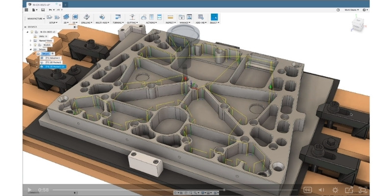 fusion 360 used in design to manufacturing