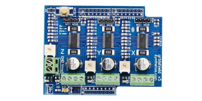 Synthetos gShield V5 for GRBL and G2Core