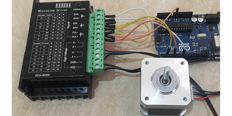 TB6600 stepper motor driver with arduino uno