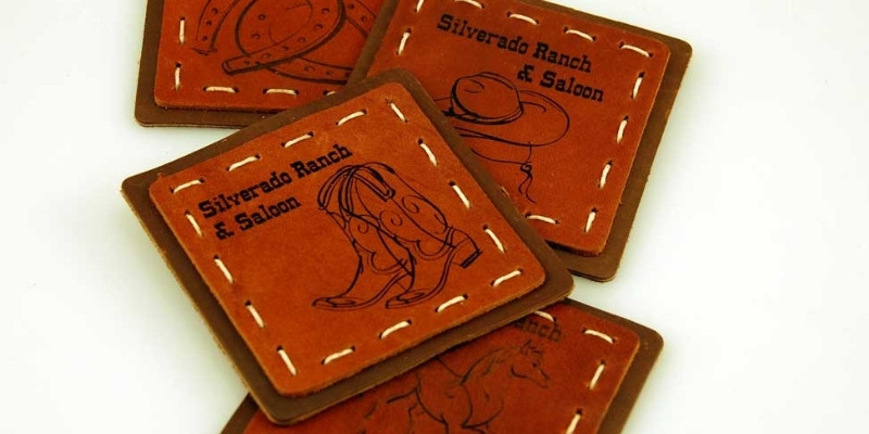 epilog zing 16 leather coaster engraving
