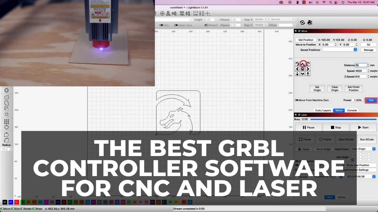 Best GRBL Controller Software for CNC and Laser