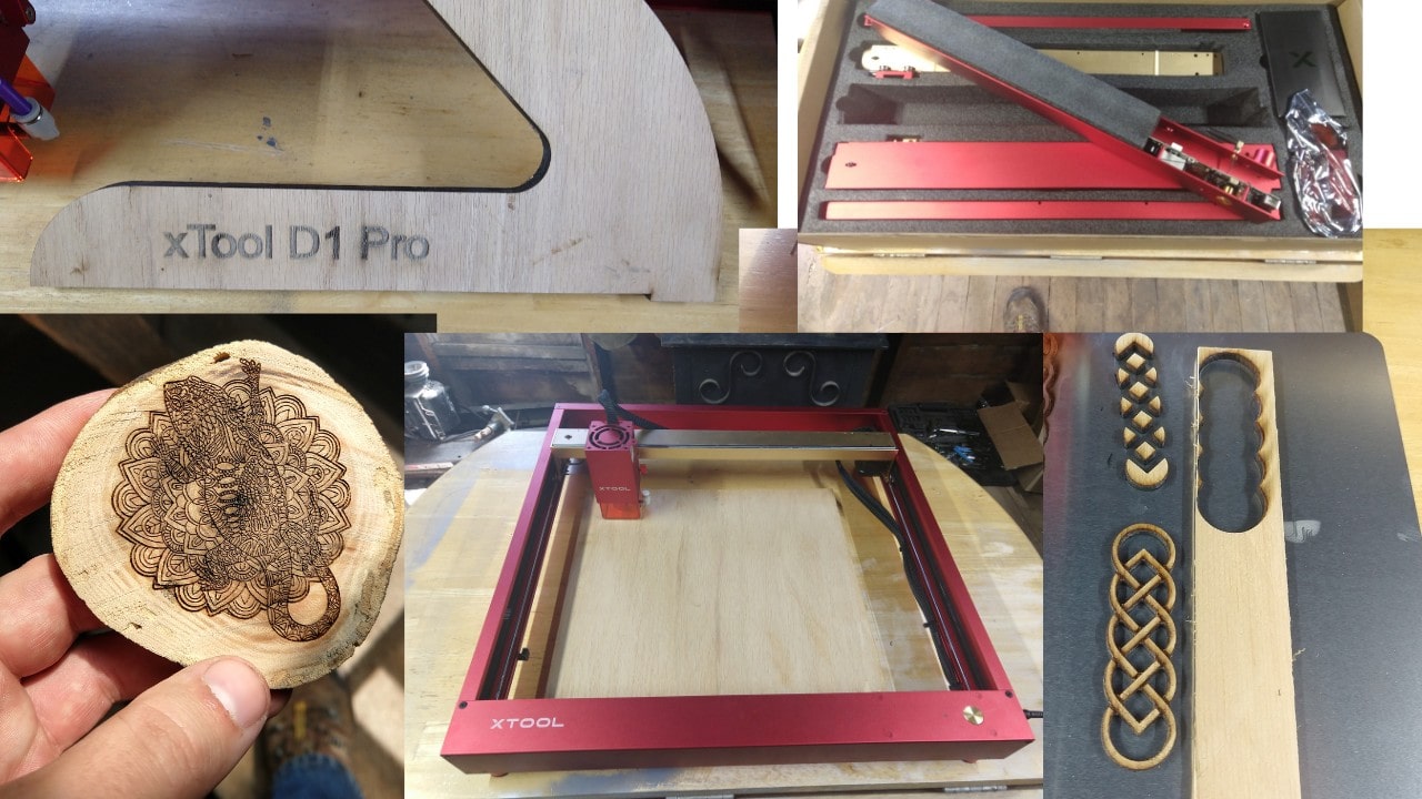 xTool D1 Pro 20W laser cutter review test
