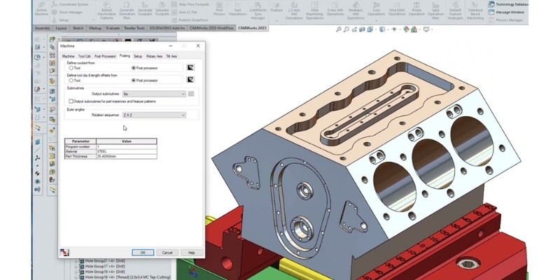 CAMWorks is a noteworthy AutoCAD plug-in.