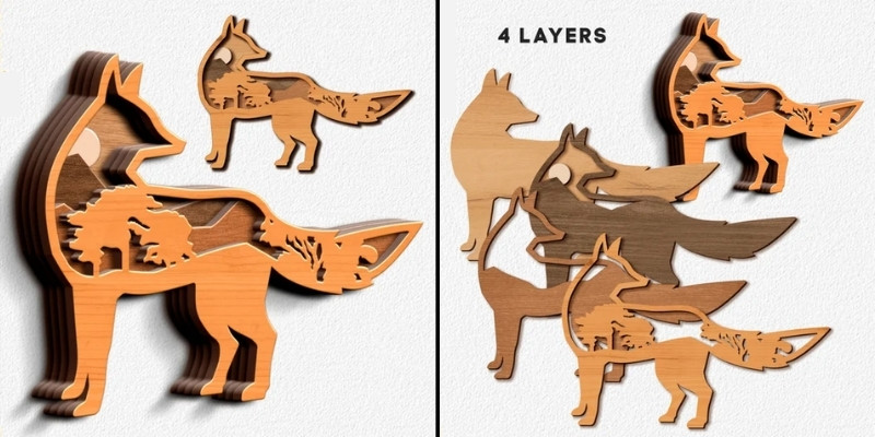 Laser Cut Animals