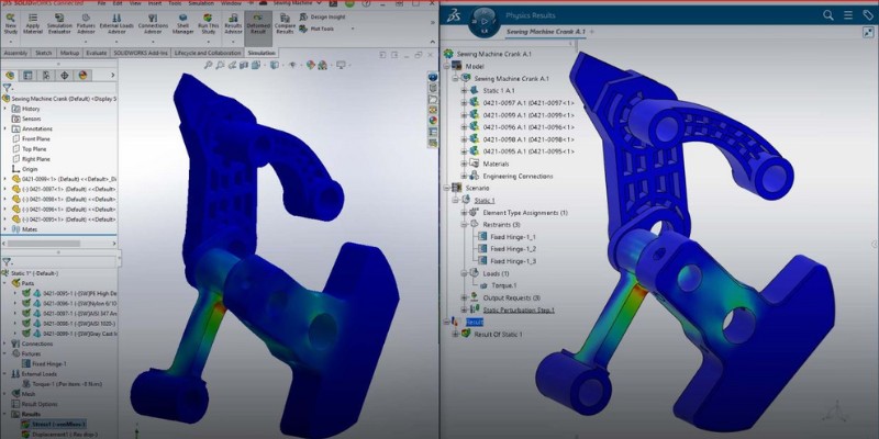 Comparison of SolidWorks CATIA User Interfaces