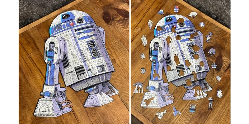 Wooden R2D2 Puzzles