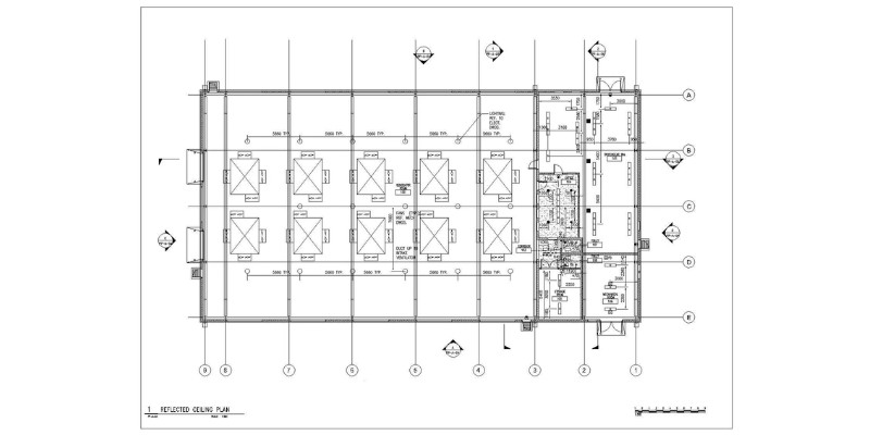 AutoCAD Reflected Ceiling Plan