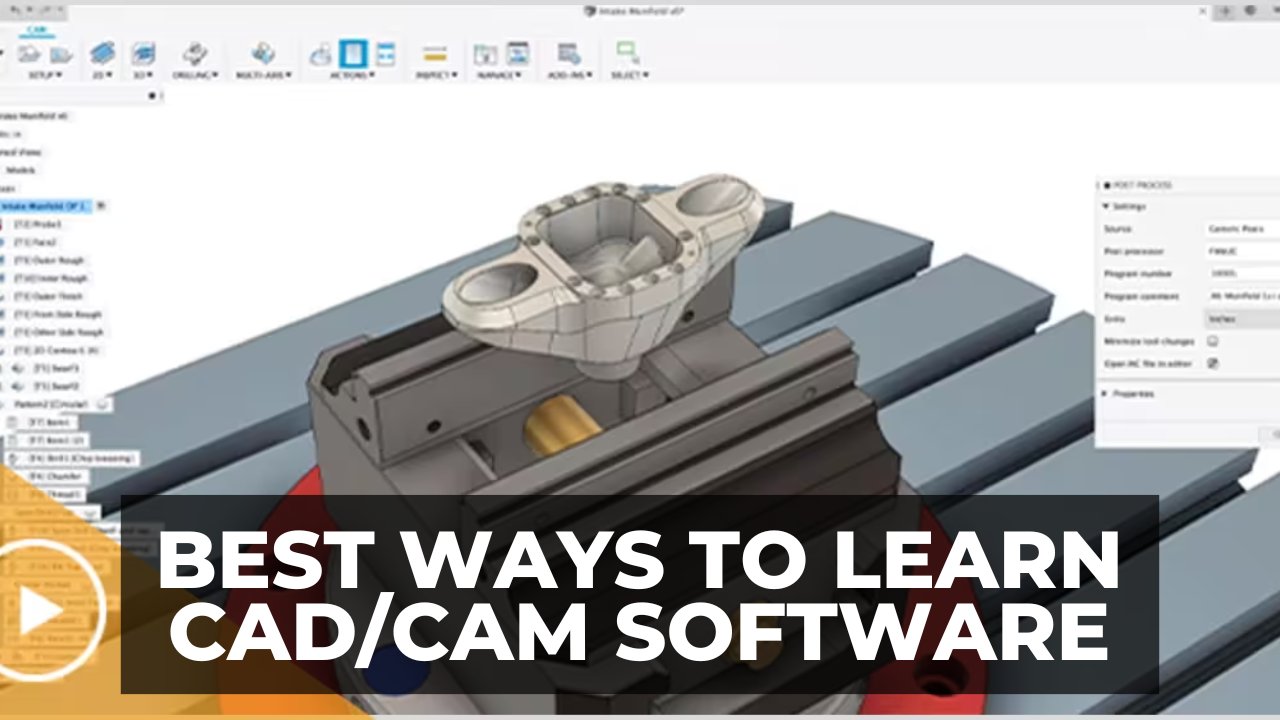 Best Ways to Learn CAD CAM Software