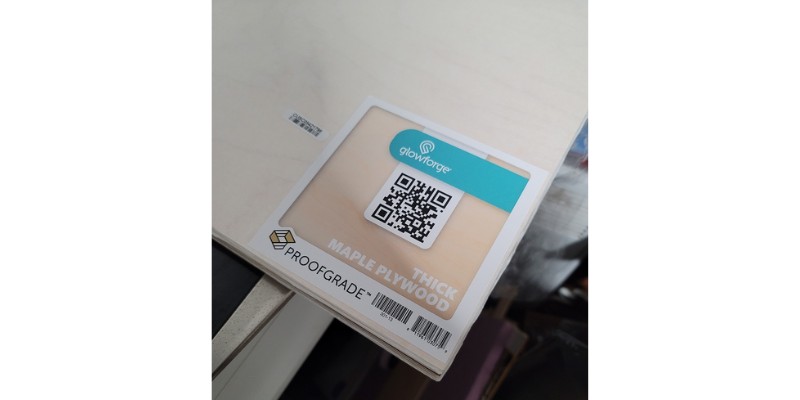 Glowforge Proofgrade material