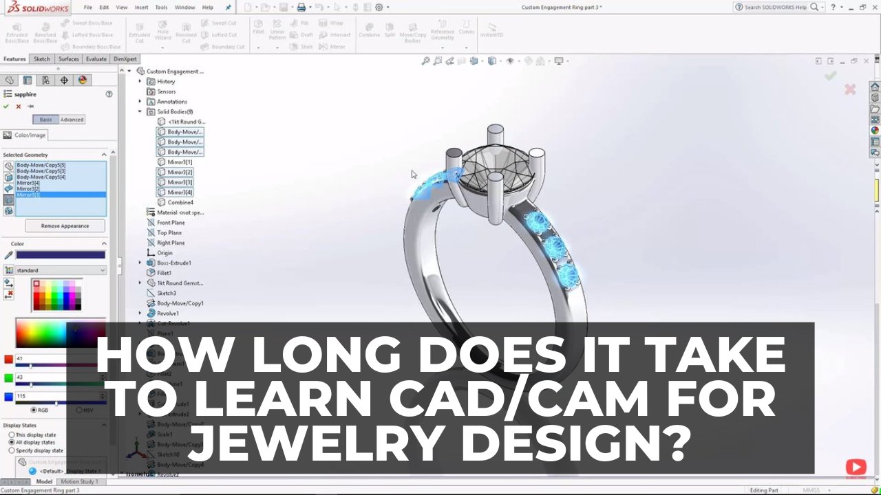 How Long Does It Take To Learn CAD CAM For Jewelry Design
