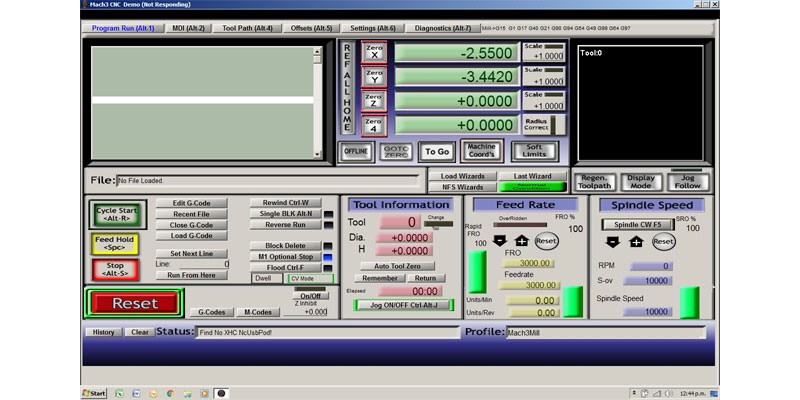 Mach3 User Interface