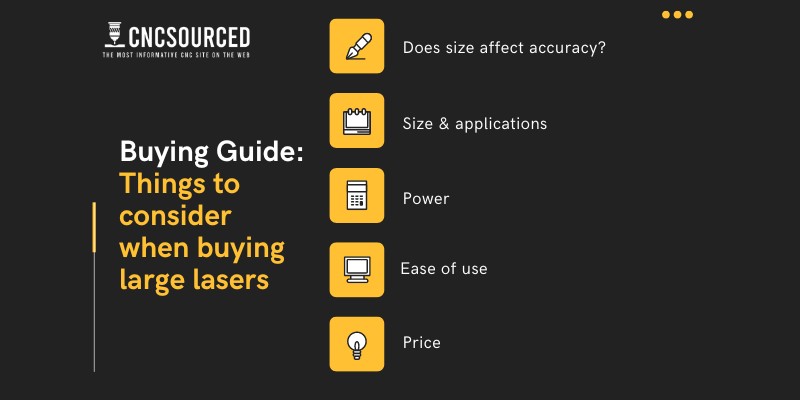 Things to consider when buying large lasers