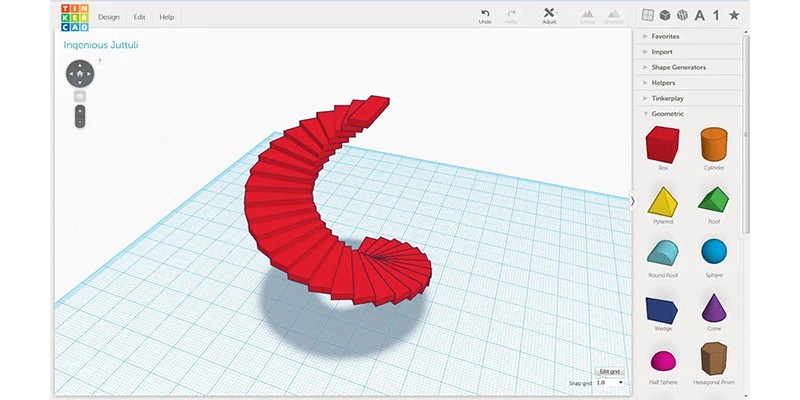 TinkerCAD Software