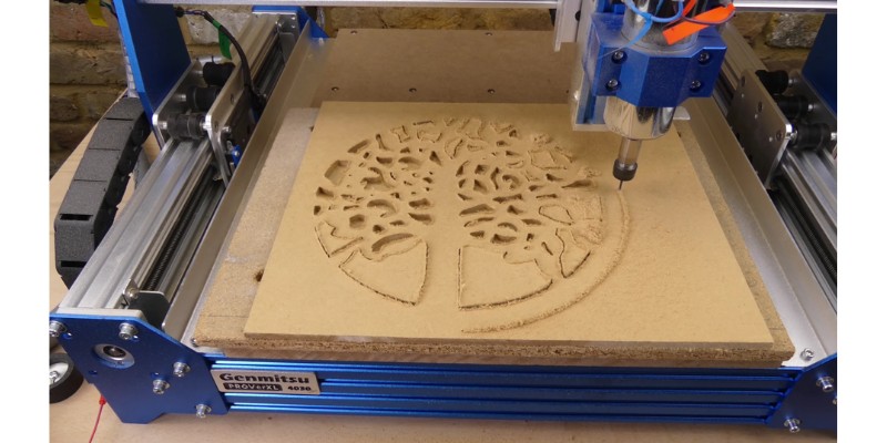 Carve Tree using Genmitsu PROVerXL 4030