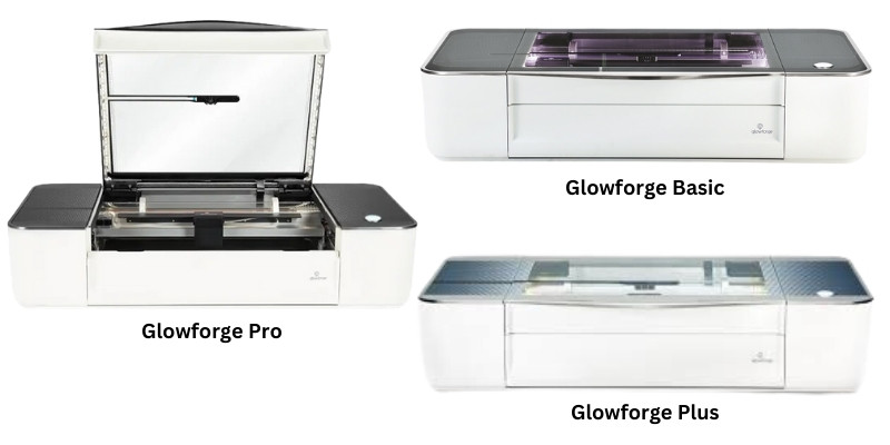 Glowforge Pro, Plus, and Basic
