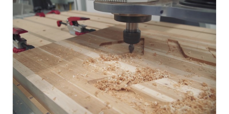 Cutting board with V-Carve Pro CNC Software