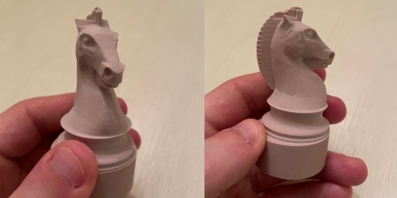 Using a CNC router head to cut a chess piece