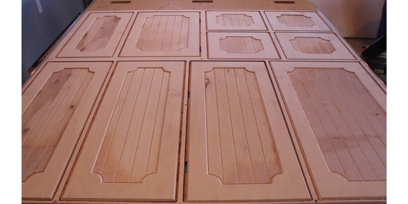 Cabinet door made with CNC Router