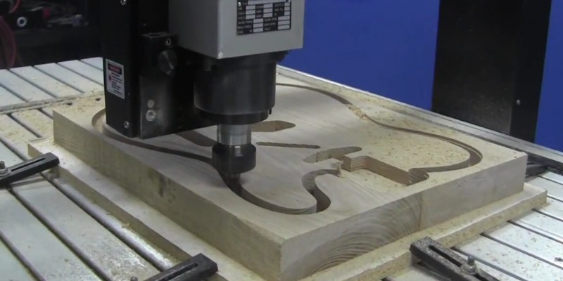 Creating guitar body with CNC Router