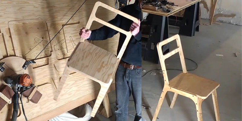 Cutting chair with Maslow CNC