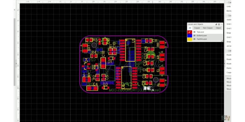 Designing PCB using EasyEDA