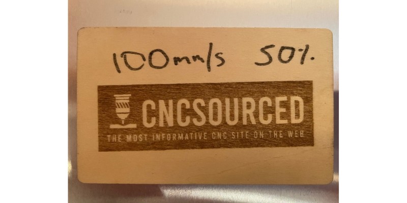 CNCSourced Logo engraved on wood