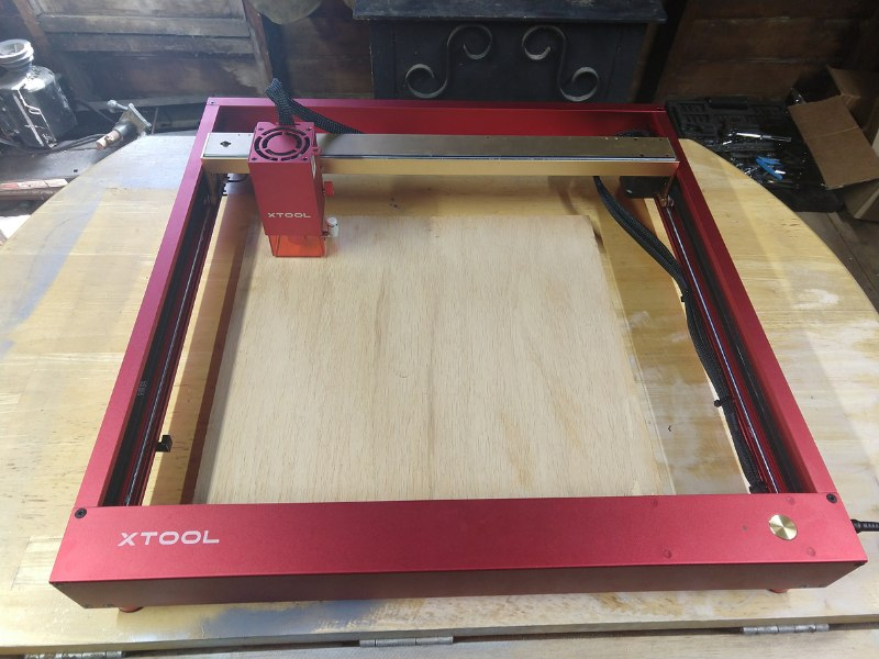 xTool D1 Pro assembled in 30 mins